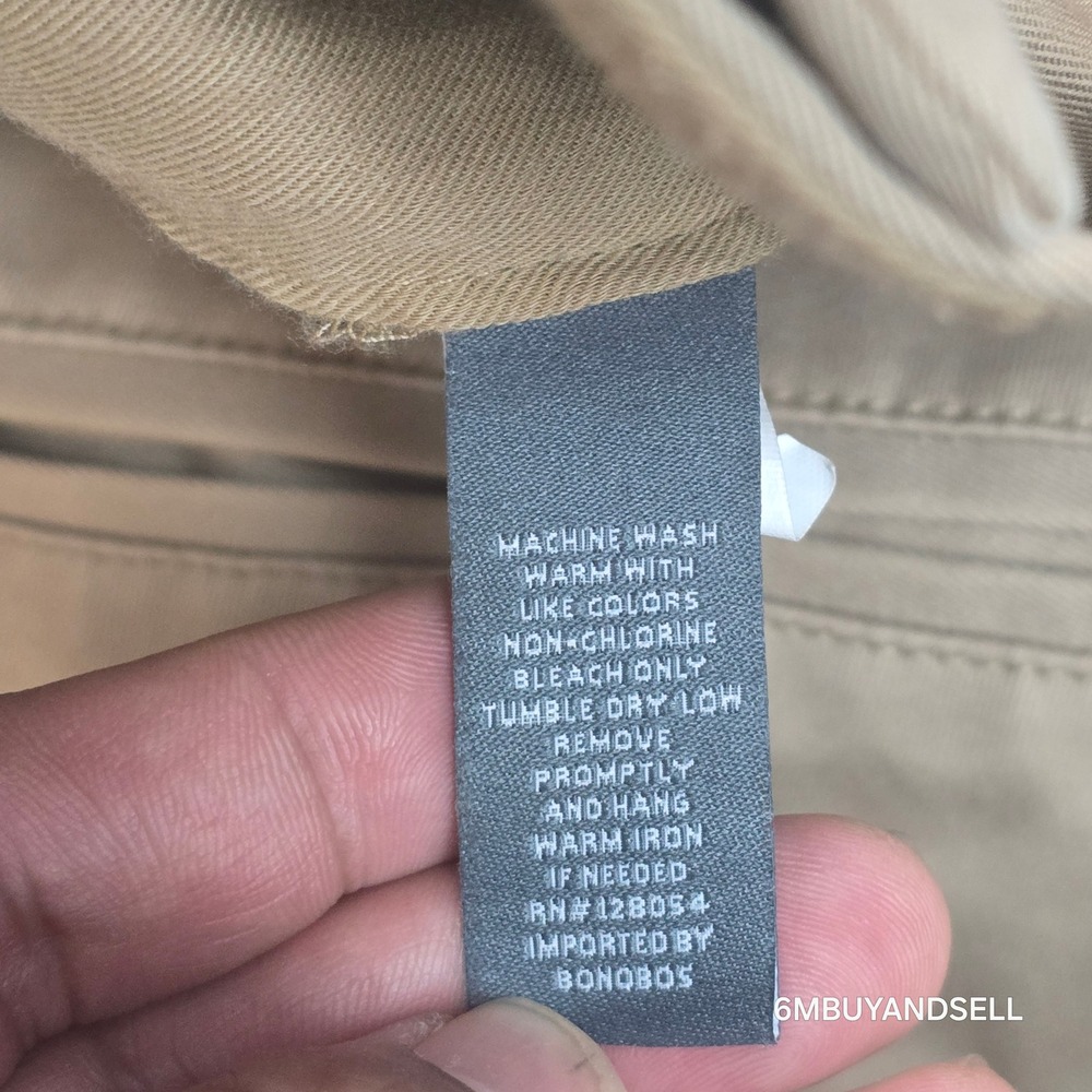 Bonobos Weekday Warrior Athletic Fit Chinos Tan Khaki Pants Mens 36x32 Thursday - Picture 13 of 16